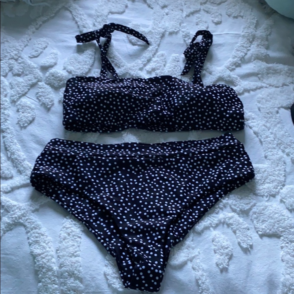 High waisted polka dot Bikini